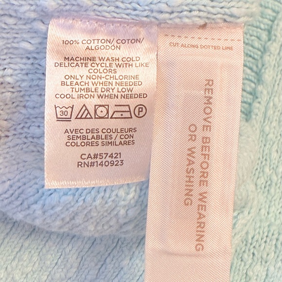 LOFT lightweight Robins egg Blue Button-Up Cardigan - Picture 9 of 11